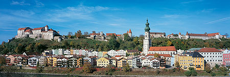 Bild: Burghausen - Burg und Altstadt
