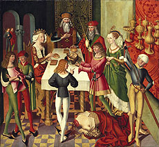 Picture: Attel altar, The decapitation of St Johannes