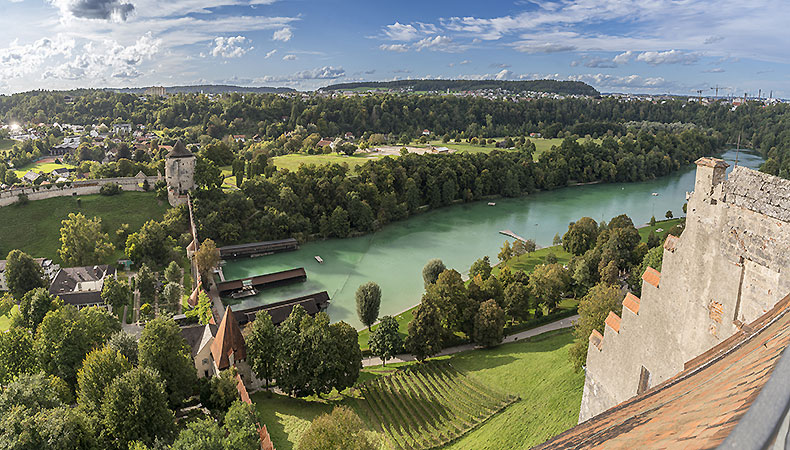 Außenwerk mit Turm auf dem Eggenberg, Foto: Florian Schröter Bild: Außenwerk mit Turm auf dem Eggenberg