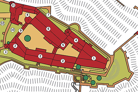 Picture: Map of the Main castle