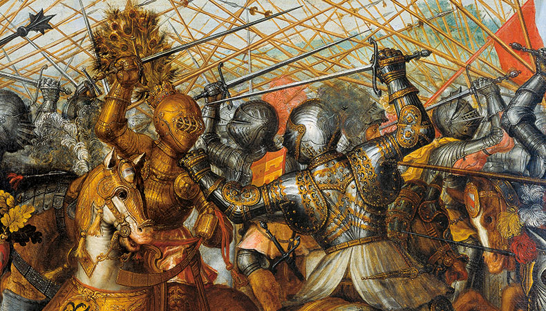 Picture: Hans Werl, The Battle of Ampfing 1322, c. 1601/05