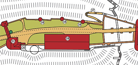 Picture: Map of the second courtyard